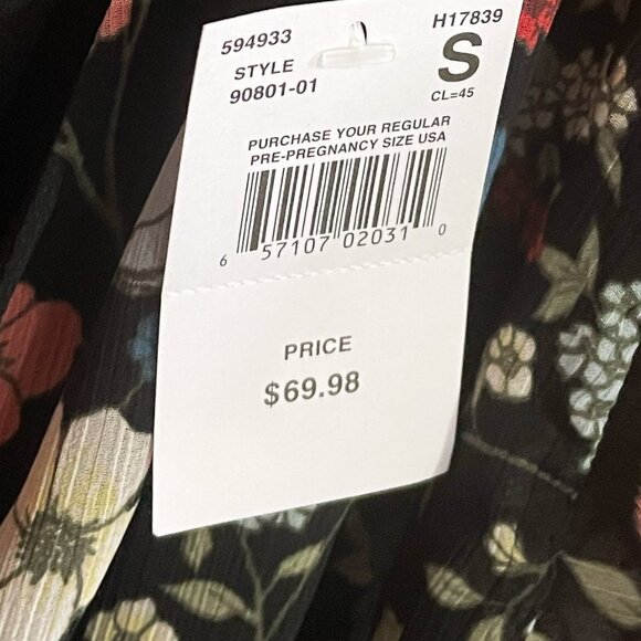 NWT Jessica Simpson Floral Maternity Dress Size Small - Picture 3 of 7